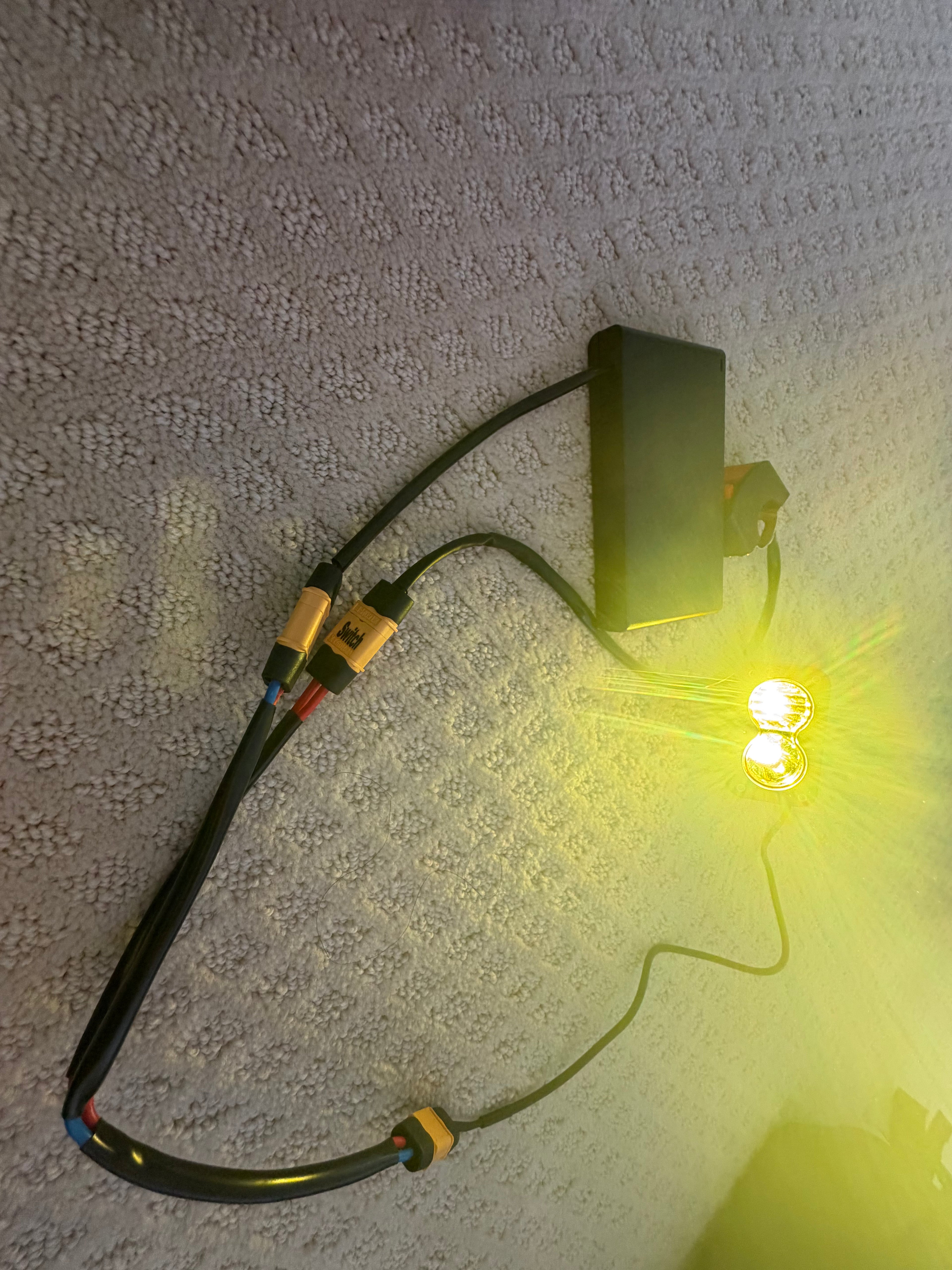 Battery power baha yellow tint